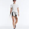 T-shirt à rayures en mélange de coton, coupe classique T-shirt à rayures en mélange de coton, coupe classique
