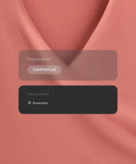 T-shirt sans manches Comfortlux à encolure croisée