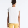 T-shirt sans manches en coton mélangé T-shirt sans manches en coton mélangé