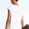 T-shirt sans manches en coton mélangé T-shirt sans manches en coton mélangé