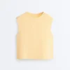 T-shirt sans manches en coton mélangé T-shirt sans manches en coton mélangé
