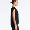 T-shirt sans manches en mélange de modal T-shirt sans manches en mélange de modal