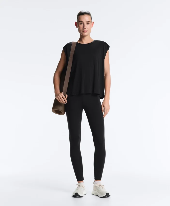 T-shirt sans manches en mélange de modal T-shirt sans manches en mélange de modal