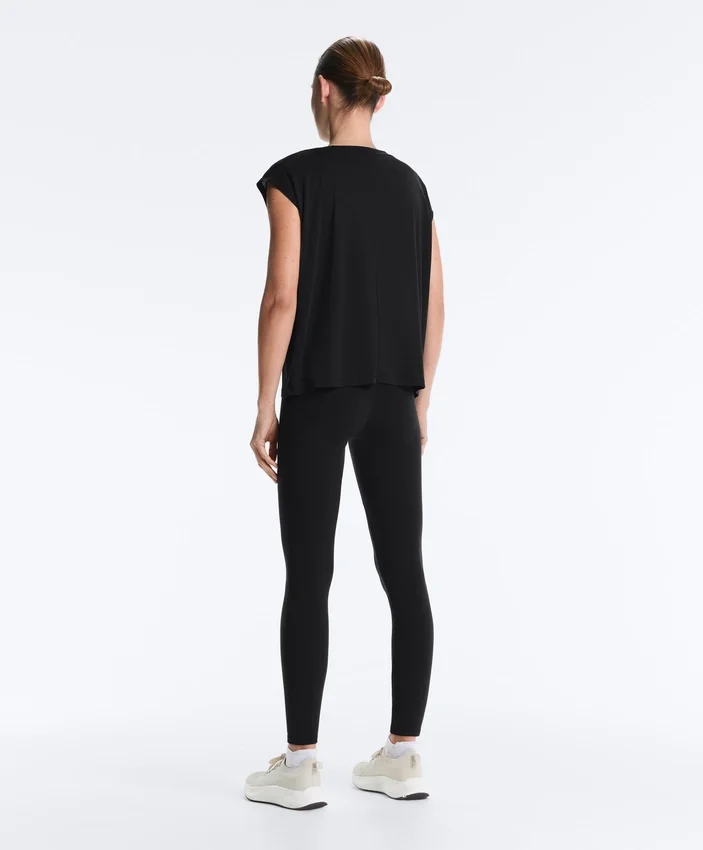 T-shirt sans manches en mélange de modal T-shirt sans manches en mélange de modal