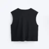 T-shirt sans manches en mélange de modal T-shirt sans manches en mélange de modal