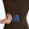 T-shirt sans manches à fermeture éclair