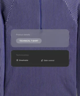 T-shirt technique à manches longues
