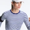 T-shirt technique à manches longues rayé T-shirt technique à manches longues rayé