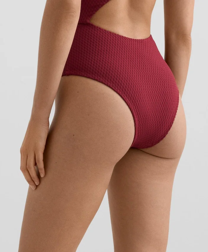 Trikinis asymétriques en jacquard à petits carreaux Trikinis asymétriques en jacquard à petits carreaux