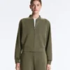 Veste aviateur à rayures en modal Soft Touch