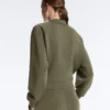 Veste aviateur à rayures en modal Soft Touch