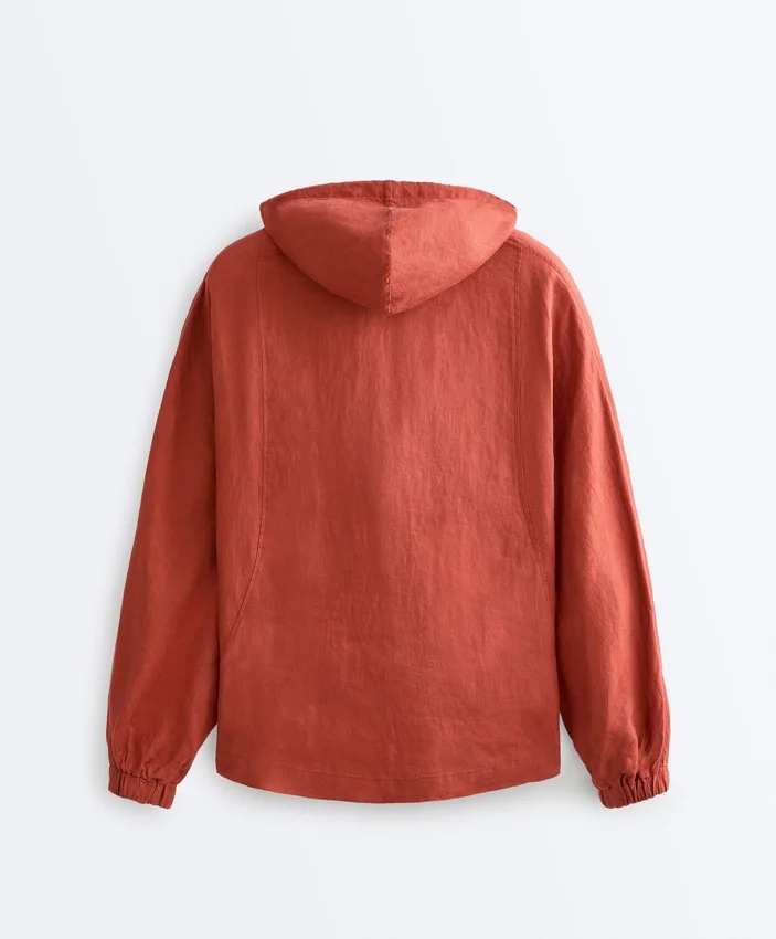 Veste à capuche 100 % lin Veste à capuche 100 % lin
