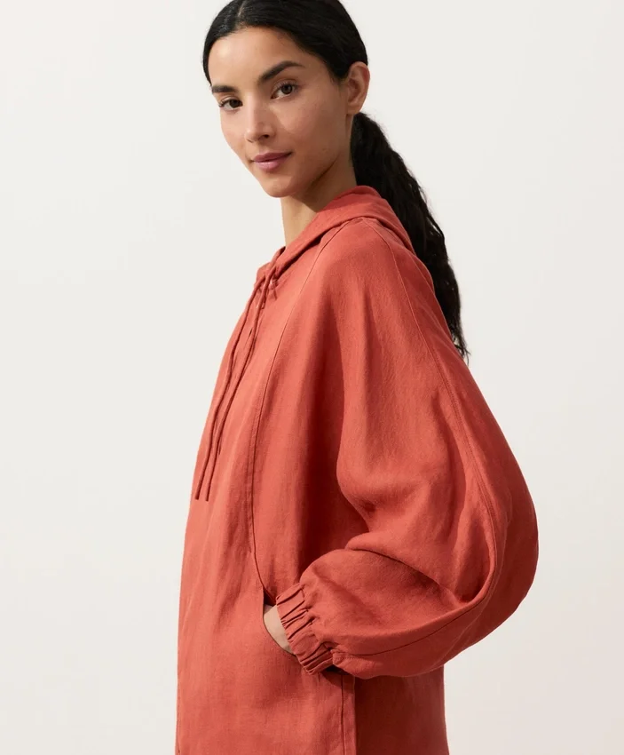 Veste à capuche 100 % lin Veste à capuche 100 % lin