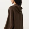 Veste à capuche 100 % lin