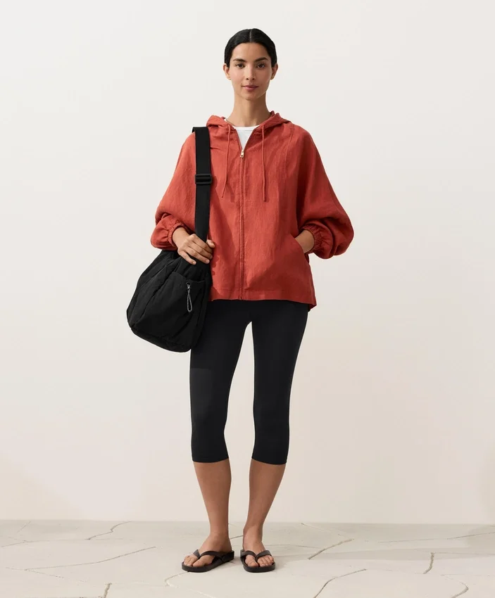 Veste à capuche 100 % lin Veste à capuche 100 % lin