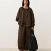 Veste à capuche 100 % lin