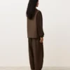 Veste à capuche 100 % lin