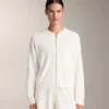 Veste à capuche en maille délavée