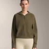 Veste à capuche en maille structurée Veste à capuche en maille structurée