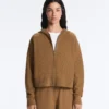 Veste à capuche en maille structurée Veste à capuche en maille structurée