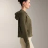 Veste à capuche en maille structurée Veste à capuche en maille structurée