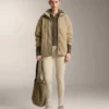 Veste à capuche en maille structurée Veste à capuche en maille structurée
