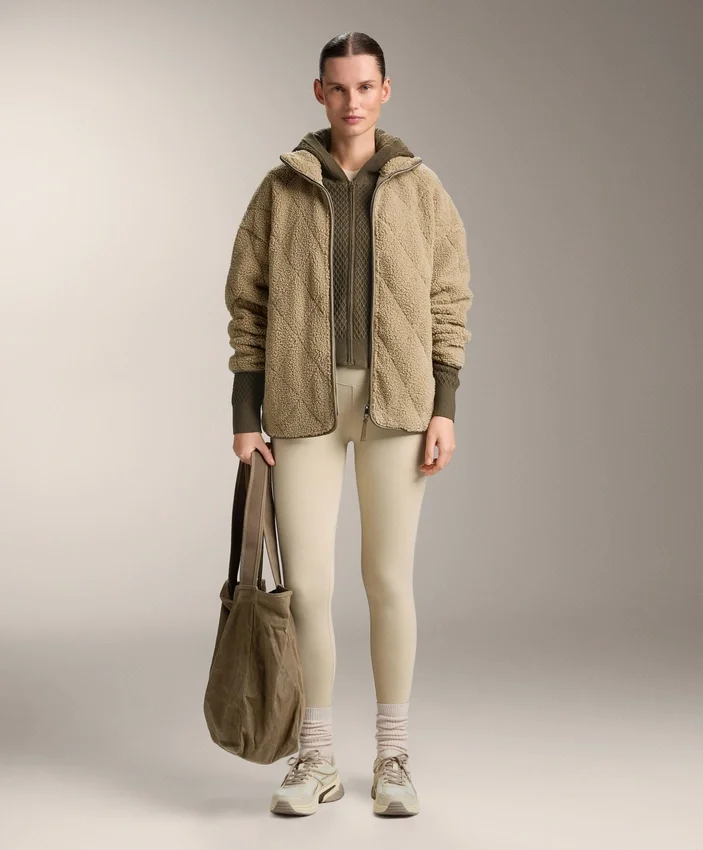 Veste à capuche en maille structurée Veste à capuche en maille structurée
