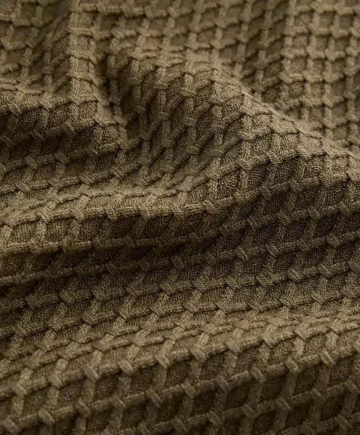 Veste à capuche en maille structurée Veste à capuche en maille structurée