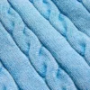 Veste à capuche en maille torsadée délavée Veste à capuche en maille torsadée délavée