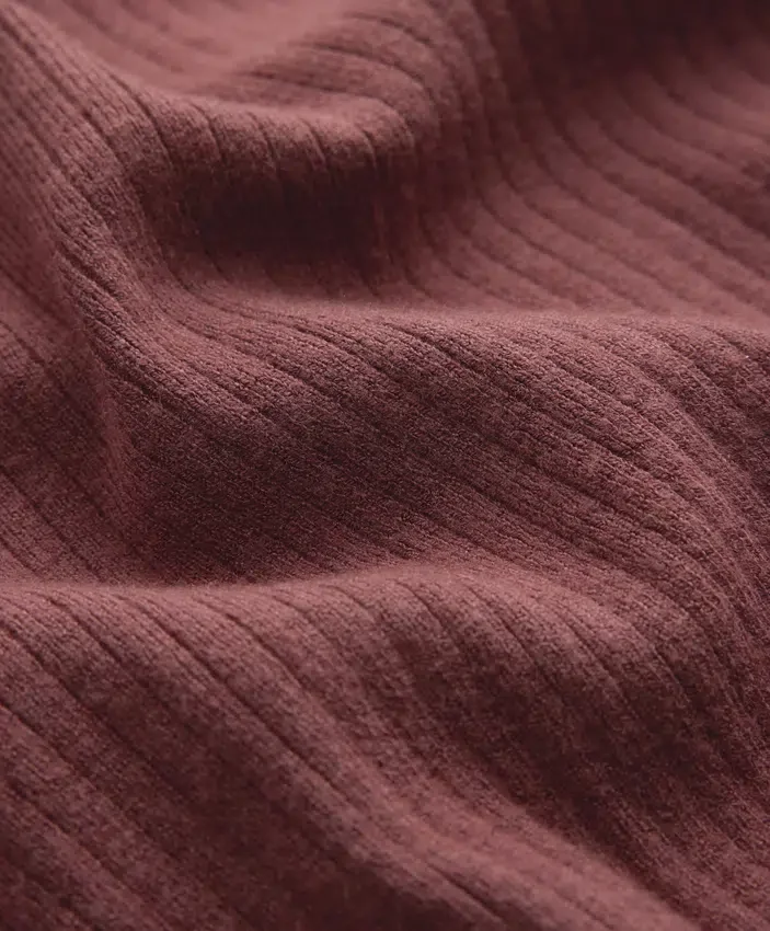 Veste à capuche en tricot côtelé Veste à capuche en tricot côtelé