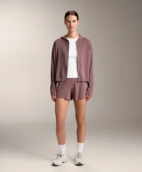 Shorts en maille délavée