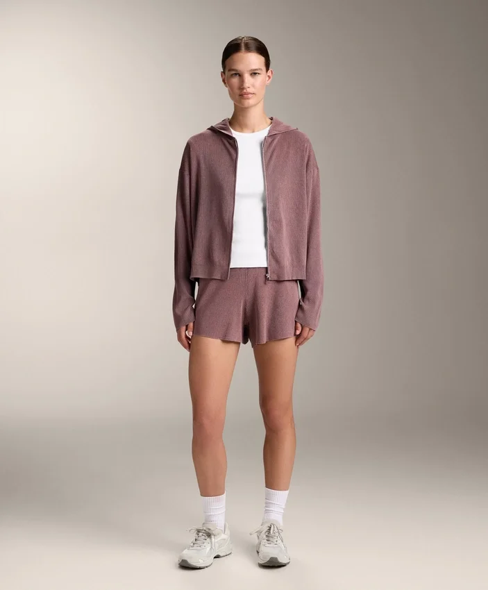 Shorts en maille délavée Shorts en maille délavée