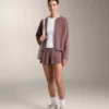 Shorts en maille délavée Shorts en maille délavée
