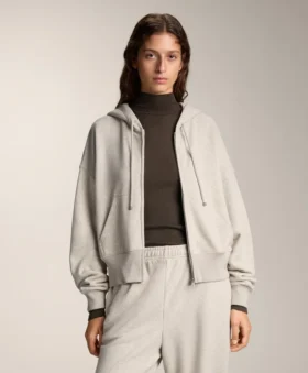 veste capuche et manches larges en coton 2 280x339 - Veste &agrave; capuche et manches larges en coton
