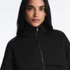 Veste carrée effet néoprène