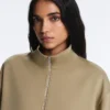 Veste carrée effet néoprène