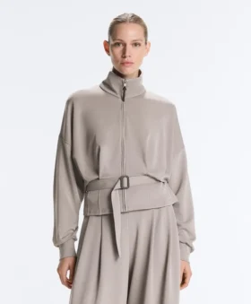 Veste à ceinture corset Soft Touch en modal