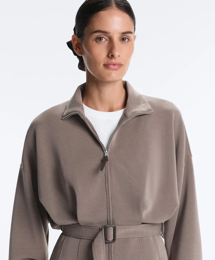 Veste à ceinture corset Soft Touch en modal Veste à ceinture corset Soft Touch en modal