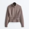 Veste à ceinture corset Soft Touch en modal Veste à ceinture corset Soft Touch en modal