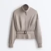 Veste à ceinture corset Soft Touch en modal