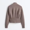 Veste à ceinture corset Soft Touch en modal Veste à ceinture corset Soft Touch en modal