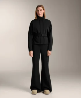 Veste ceinturée en modal brossé