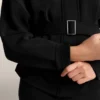 Veste ceinturée en modal brossé