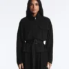 Veste ceinturée Soft Touch avec modal