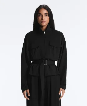 Veste ceinturée Soft Touch avec modal