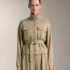 Veste ceinturée Soft Touch avec modal