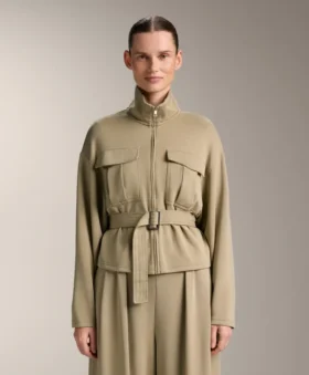 Veste ceinturée Soft Touch avec modal