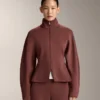 Veste cintrée en modal brossé