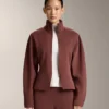 Veste cintrée en modal brossé