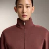 Veste cintrée en modal brossé